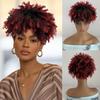 Foreign Trade Explosions African Small Curly Hair Bangs Adjustable Medium Integrated Headband Wig High-Temperature Silk