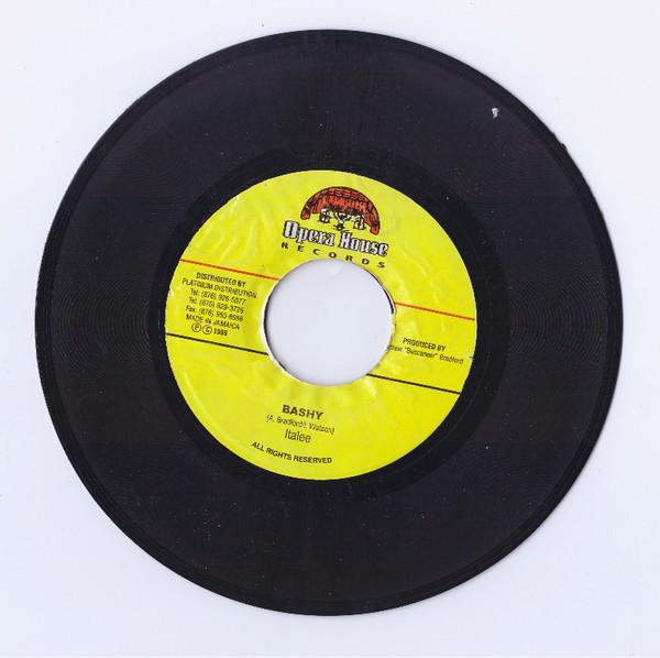 7inch Record ITALEE - Bashy NONE Opera House 1999 Jamaica Reggae, Ska & Dub Used