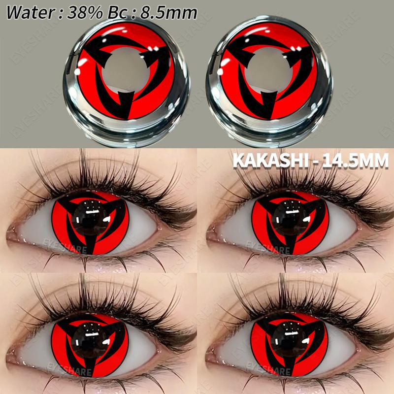 EYESHARE DEMON Red Cosplay Contact Lenses for Eyes Blood-red Pupils Halloween Eye Lens White/Black Softlens