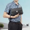 Geantă Clutch Business pentru Bărbați din Piele Naturală cu Închidere cu Cifră, de Înaltă Calitate și Capacitate Mare