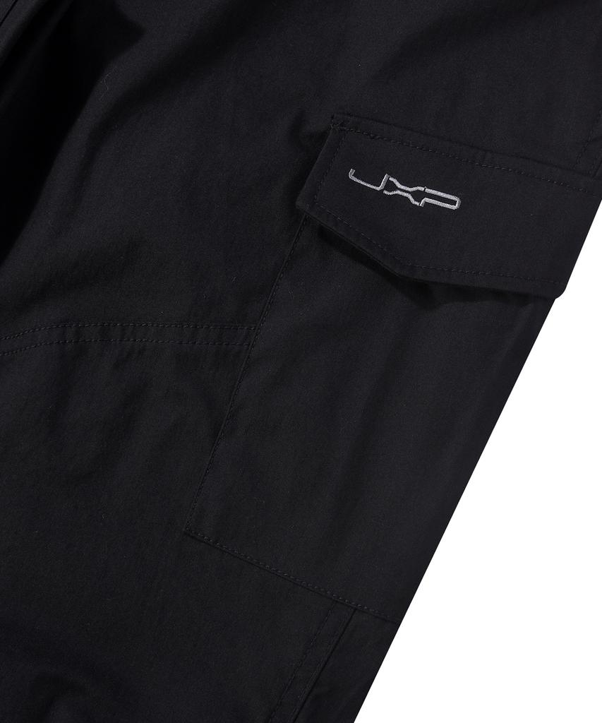 Jeiegseupi Stretch Woven Baggy Pants (Jr1Ptu771Bk)