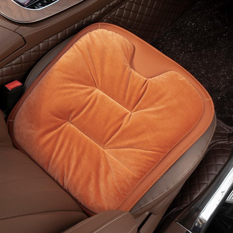 Car Seat Cushion Flannel Winter Warm Anti Slip Rear Seat Soft Pad For Volkswagen VW Golf 7 MK7 Golf 8 Mk8 Tiguan MK2 Polo Jetta