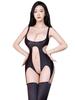 Sexy Hot High-Cut Sexy Tight High Elastic Glossy Pure Desire Passion Hollow Out One-Piece Bodysuit Women Rompers Clothing Ixp8