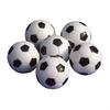 6Pcs 32mm Mini Black + White Plastic Table Football Balls Games Toy Accessories