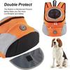Doppelschulter Tragbare Outdoor-Haustiertasche für Hunde Reisen Atmungsaktive Hundetasche Outdoor Hunde-Tragetasche Haustier-Tragezubehör