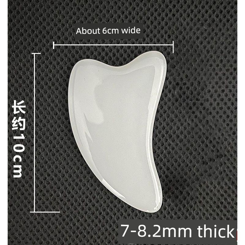 Natural Jade Scrapping Plate Beauty Shaving Board Lifting and Tightening Pull Tendons Scrapping Plate Universal for Entire Body Shaving Board Surface