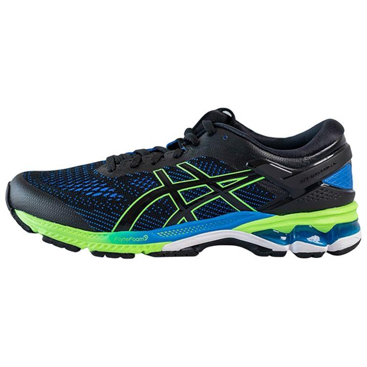 Asics Gel Kayano 26 Black Electric Blue Men Sneakers 1011A541-003 41.5