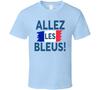 Allez Les Bleus France Soccer Football Fan T Shirt