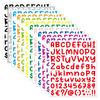 12 Sheet Alphabet Sticker Creative Vibrant Color Letter Symbol Stickers for DIY Crafts Scrapbooking Labels Water Bottle
