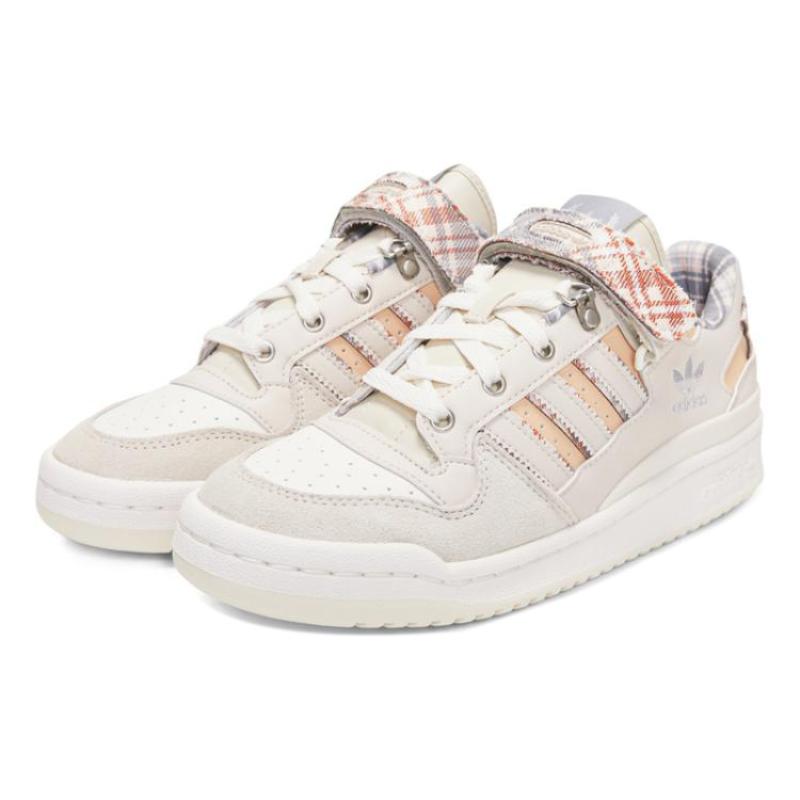 Adidas Forum Low Halo Blush Plaid Women's Sneakers FZ5628