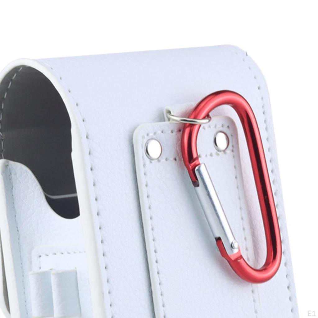 Golf Rangefinder Case PU Leather Shockproof Waist Pack Lightweight with Buckle