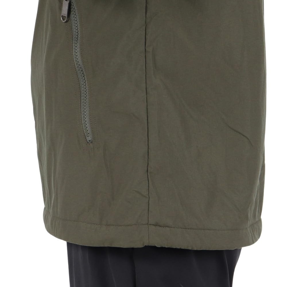 The North Face Compact Nomad New Size L Men's Blouson, Water-Repellent, Anti-Static, Cold-Weather Protection, Taupe/Black,