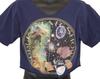 Vintage Hubble Star Show T Shirt Mens Size Medium Blue Crop Top Outer Space