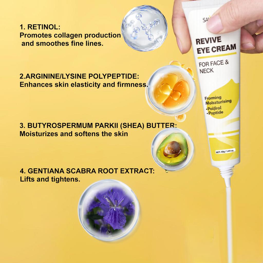 SAUVASINE Revitalizing Eye Cream - Hydrating, Moisturizing, Nourishing