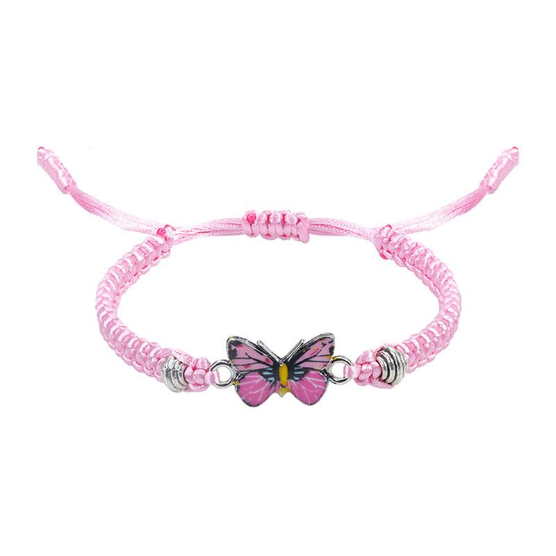 

Милые браслеты из маленьких круглых бусин с животными и бабочками, многоцветные, для женщин, в стиле бохо, радужный веревочный браслет, ювелирное украшение на запястье, подарок