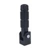 Aluminum Motorcycle Foot Pegs Pair, Hinged 8Mm Footrest Pedals, Black Grip Pattern for Replacement Work, Garage Repair, and Commuting