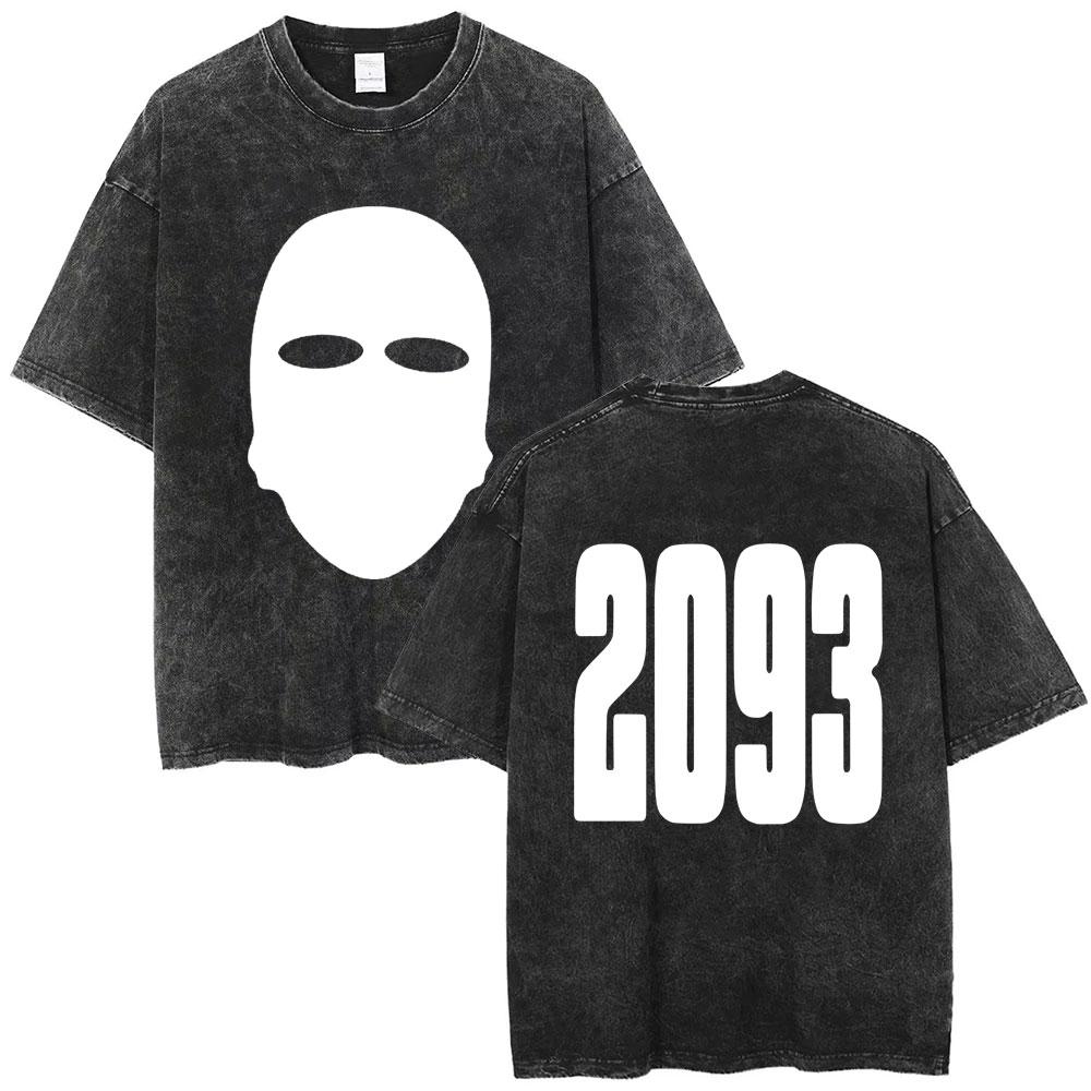 Washed Rapper Yeat Graphic T Shirts LYFESTYLE 2093 Merch T-shirt Hip Hop Fashion Vintage T Shirt Cotton Oversized Tees Unisex