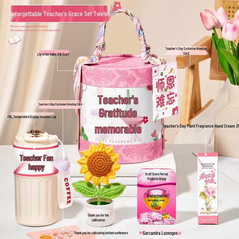 Pink Hug Bucket Teacher s Day Gift Set Pink Hug Bucket 12