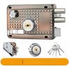Cross Key Mortise Door Lock For SURFACE Mounted Suitable for Indoor Outdoor Use 12x8.5x7.2cm Iron Zinc Copper Heads