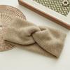 Korean-style hair accessory, vintage chic autumn and winter knitted cross headband, simple Mori girl versatile headband