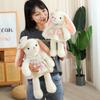 40/50cm Kawaii Nice Dressed Bunny Plush Toy Soft Stuffed Animal Rabbit Plushie Doll Birthday Christmas Gift for Girls Kids