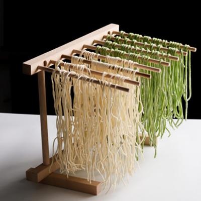 Collapsible Wooden Pasta Drying Rack 8 Arm Foldable Homemade Spaghetti Stand Quickly Set Up Dryer Noodle Hanger Kitchen Gadget