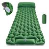 Fuß auf dem neuen Einzel-Diamant-TPU-aufblasbaren Kissen Outdoor-Zelt-Schlafmatte Camping Ultraleichte tragbare feuchtigkeitsbeständige Matte.
