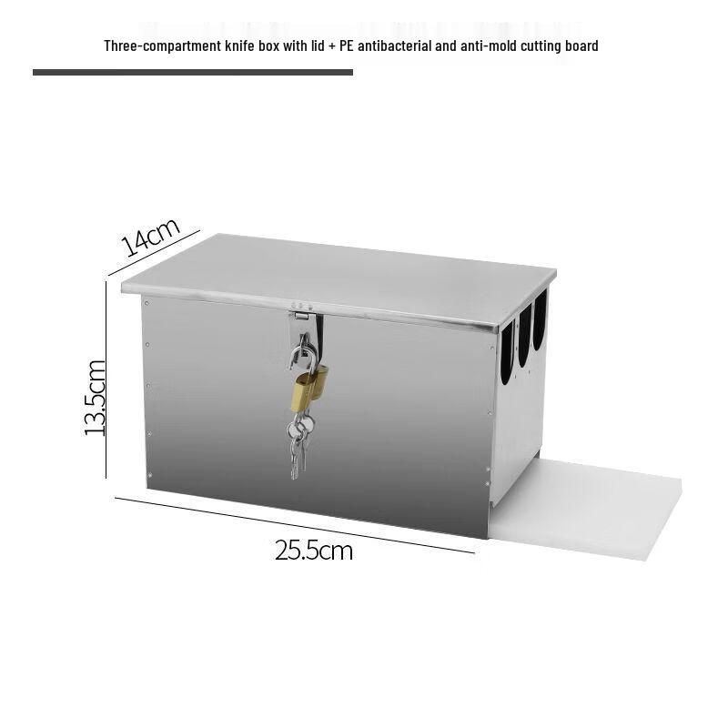 

Countertop Iron Knife Holder with Lid