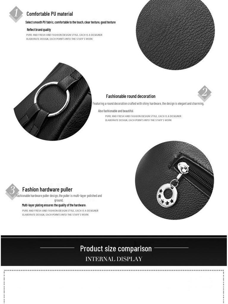 Elegant Soft Leather Crossbody Bag for Middle-Aged & Elderly Women - 2024 New Style