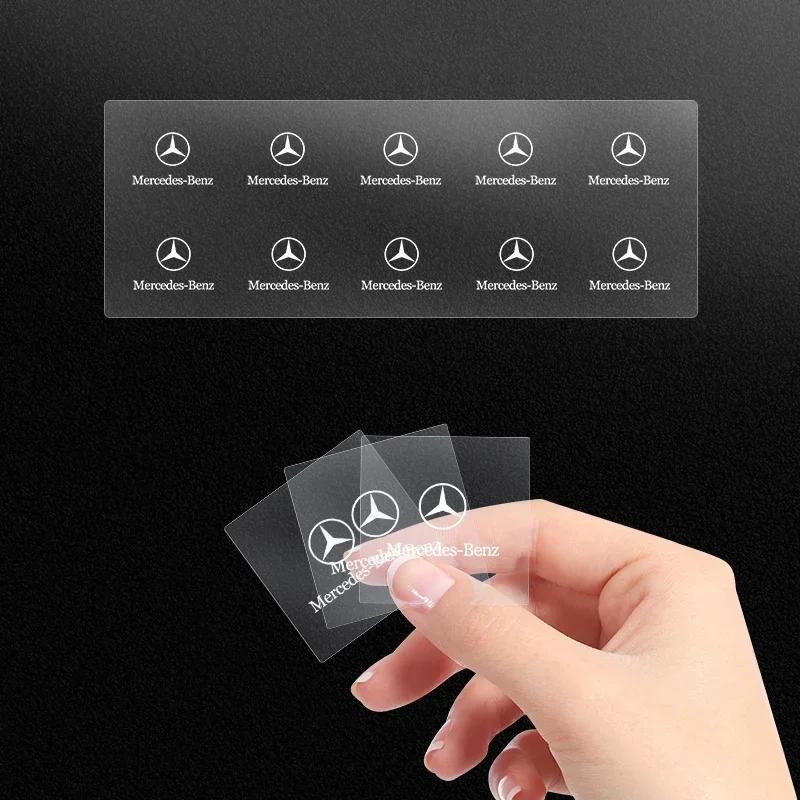 Car Center Console Auto Key Camera Mobilephone Mini Decorative Sticker For Mercedes Benz AMG A B C E S class GLA GLC CLA GLK GLE