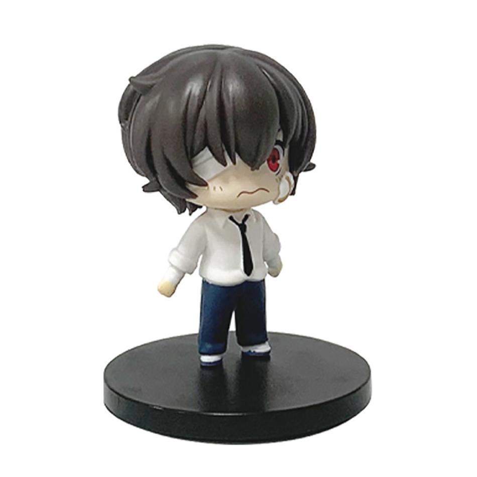 7cm Bungou Stray Dogs Anime Figure Kawaii Dazai Osamu Action Figure Cute Nakahara Chuuya Figurine PVC Collection Model Doll Toys