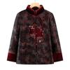 Grandma's Winter Cotton Padded Jacket - New Chinese Style, Thickened, Plus Size, Velvet Lining for Elderly Women