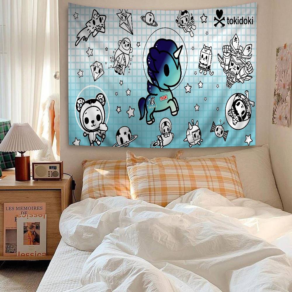 Famous Brand Kawaii T-Tokidoki Hippie Wall Hanging Tapestries For Living Room Home Dorm Decor Art Home Decor