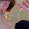 Iris Flower Long Earrings: Elegant, Unique Luxury with a High-End Feel for Women.