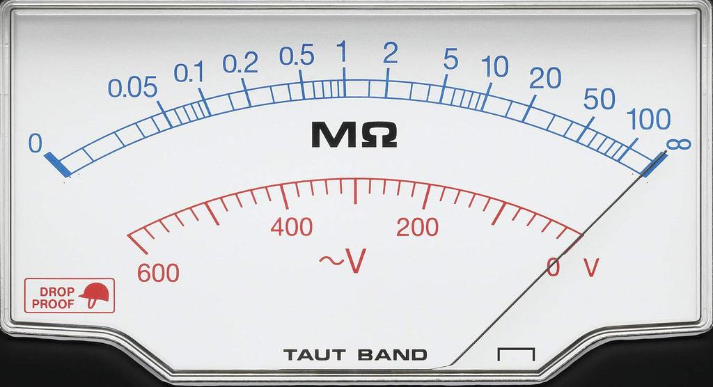 HIOKI Insulation Resistance Meter Analog Megohm with Switched Lead Set Accessories JIS Certified Made In Japan Rated Single Range DC 125V Megger