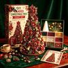 Beaded Tree Craft Kit DIY Christmas Beading for Adults Beginners, Handmade 3D Ornament with Full Relaxing Activity Tools And Plastic Beads Desktop