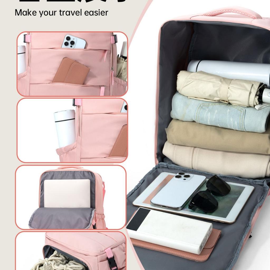 Schoolbag Women's Business Backpack Travel Large Capacity 11 Inch Computer Backpack Commuter Travel Leisure Simple Backpack Boarding
