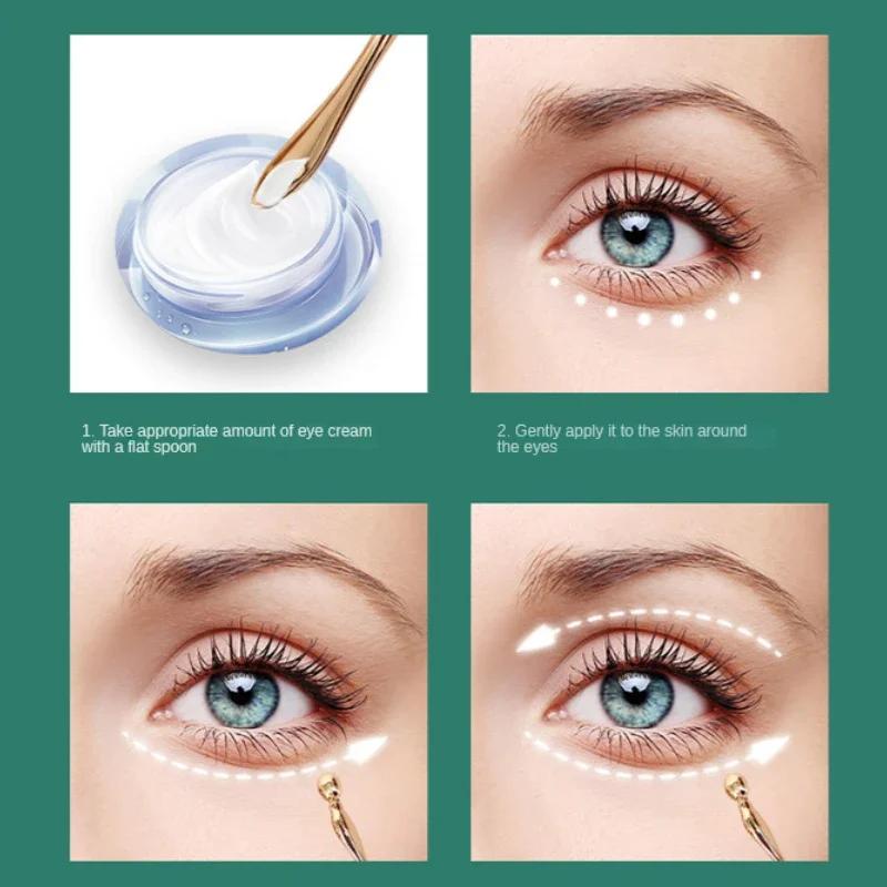 Mini Steel Ball/Ceramic Eye Massage Cream Stick Roll-ball Eye Massage Stick Eyes Cream Spoon Remove Wrinkles and Dark Circles