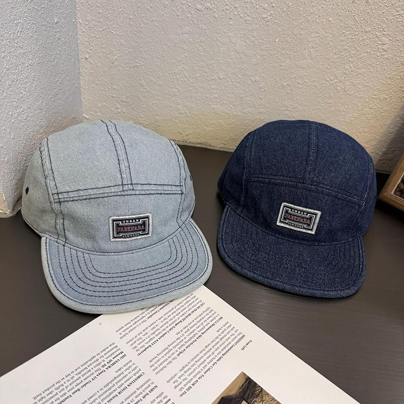 A Niche Retro Cowboy Flat Brimmed Baseball Cap That Is Versatile For Both Men And Women In Vintage And Street Hip-Hop Styles