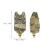 2 LED Water Resistant Adjustable Tone Volume Sensitivity Sound Alert Fishing Bite Alarm for Fishing