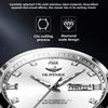 OUPINKE Brand Watches, Fully Automatic Mechanical Watches, Stainless Steel Business Double Calendar Men's Watches