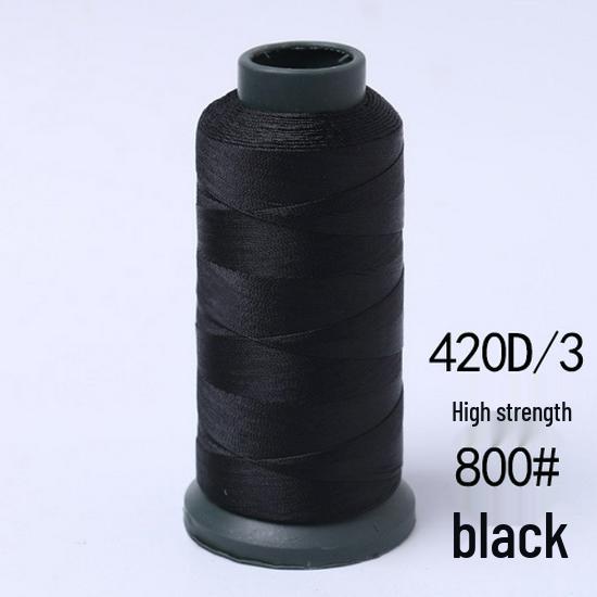 High-Strength Colored 420D Leather & Nylon Thread - Mercerized, Thick, Smooth, 3-Ply Canvas Sewing Thread - Free Shipping