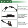 Motoforti ABS Wheel Speed Sensor ABS Sensor Anti-lock Braking System Sensor for Mitsubishi Outlander Sport 2WD 2013-2017 No.4670A815 Rear Left