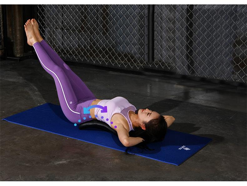 Portable AB Mat Sit-up & Yoga Pad - Abdominal & Back Muscle Trainer