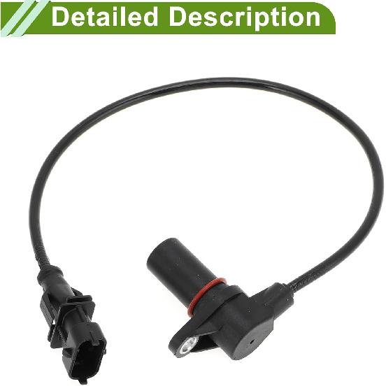 No.5066882AA Crankshaft Position Sensor for Jeep Liberty 2.8 Diesel 05-06 Sturdy Black Engine Crank CKP Sensor Metal Plastic 1 Pc