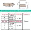 White Velvet Sofa Seat Cushion Cover Elastic for Living Room Corner Couch Cover Stretch Sofas Case Seat Slipcover 1/2/3/4 Seater