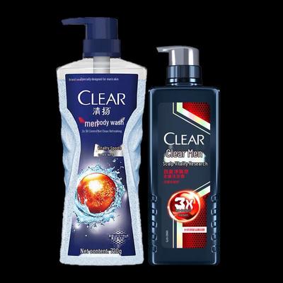 Clear Men Anti-Dandruff Shampoo & Body Wash Set