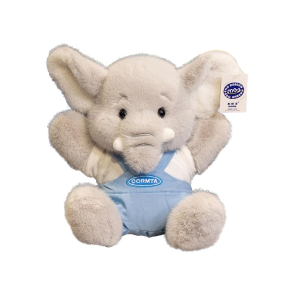 Soft Elephant Plush Doll PP Cotton Stuffed Elephant Toy Hugging Plush Toy Birthday Parties