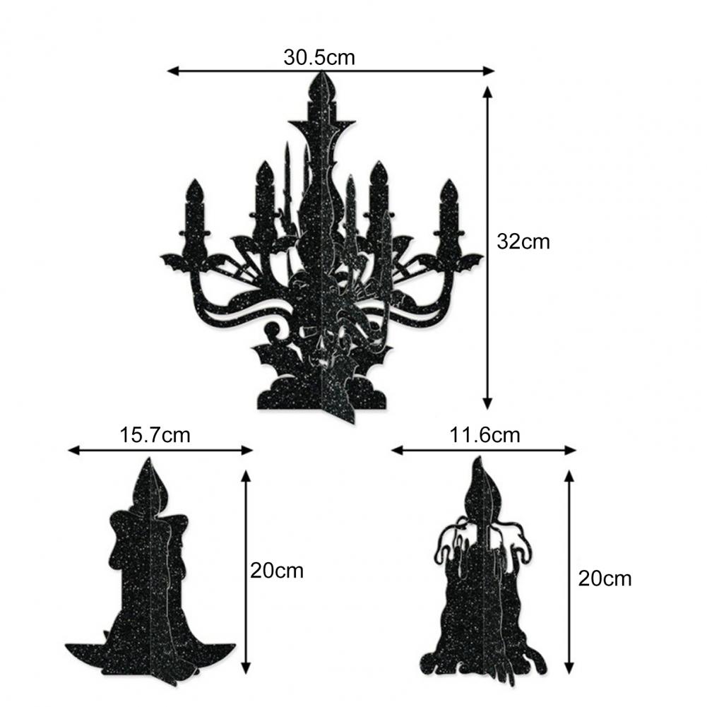 Desktop Decor Bundle Stylish Desktop Decorations Festive Halloween New Year Decorations Set for Home Party Atmosphere 6pcs
