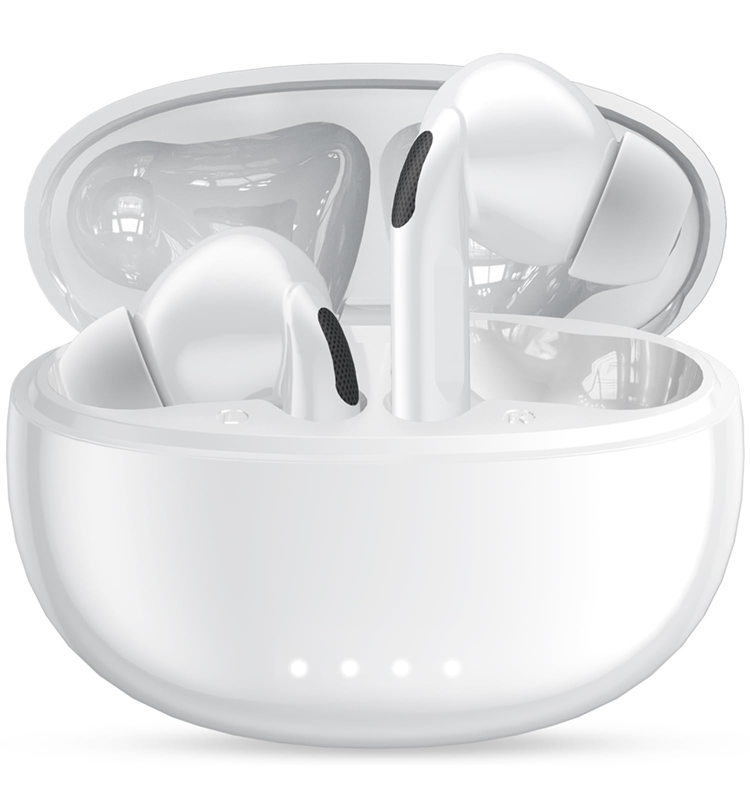 

Wonkins Wireless Bluetooth Earphones, Instant Connection, Hi-Fi, Type-C Fast Charging, Compact and Lightweight, for Web Conferencing, Exercise, Gaming